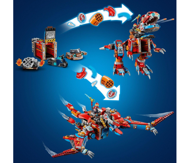 LEGO DREAMZzz 71484 Dinorobot Coopera C-Rex - 1266167 - zdjęcie 9